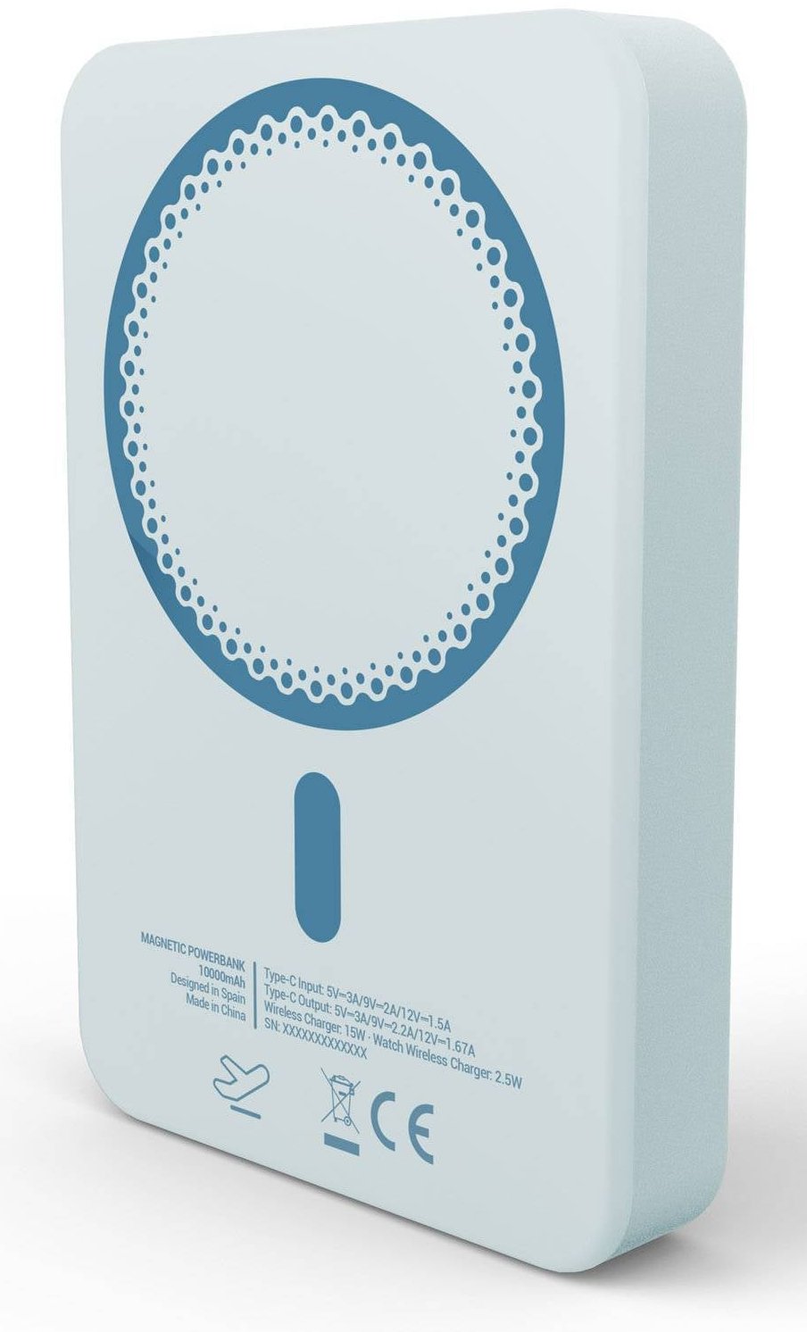 EAN 8432426500802 - Energy Sistem Magnetic Powerbank 10000 mAh Cargador inalámbrico Azul imagen 1