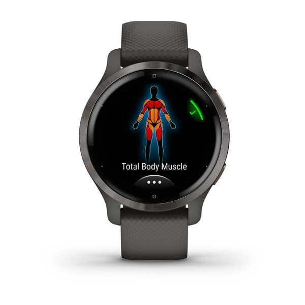 Smartwatch Garmin Venu 2s Notificaciones/ Frecuencia Cardíaca/ Gps/ Negro Y Gris Pizarra