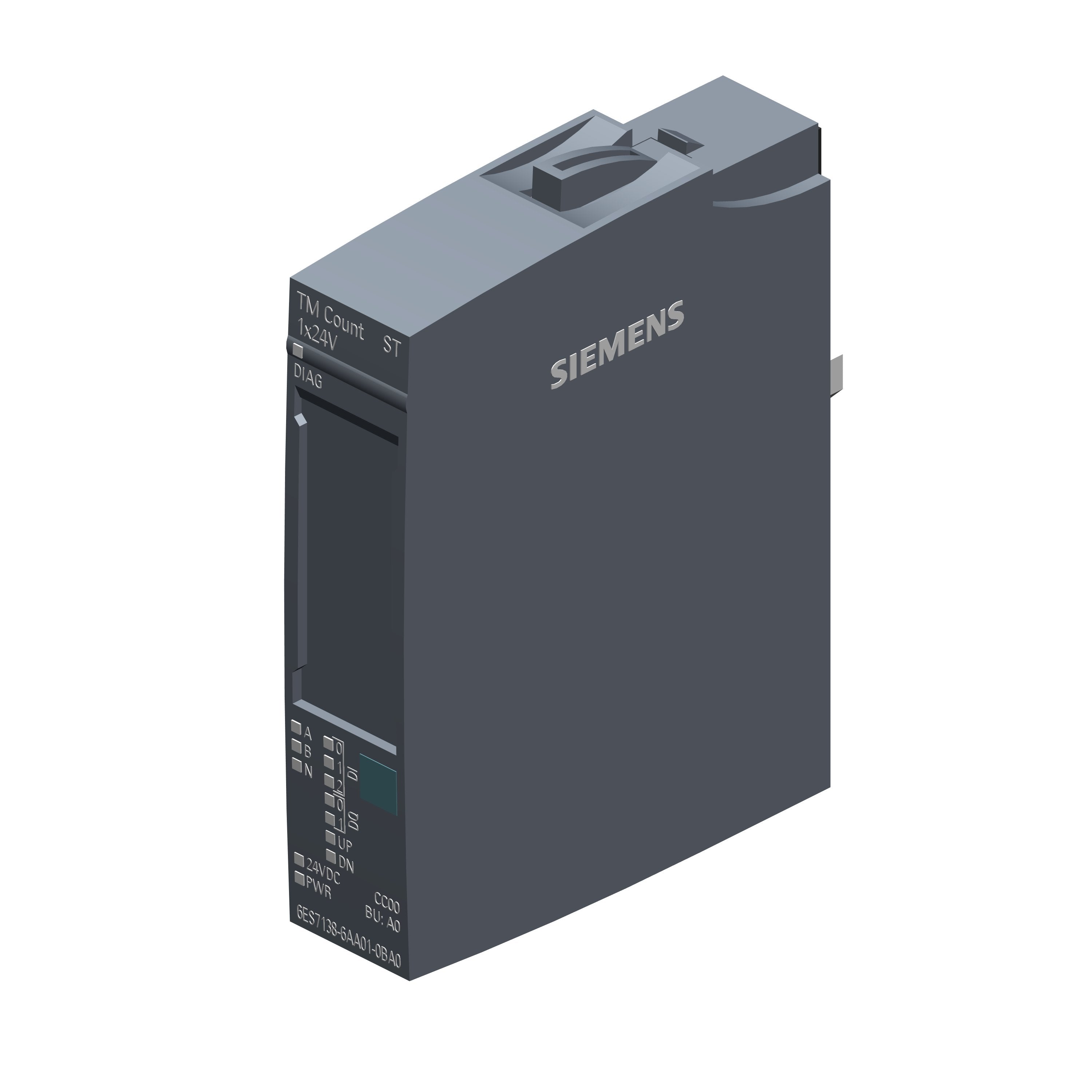 Siem 6es7138-6aa01-0ba0 Simatic Et 200sp, Tm Count 1x 24v Zählerbaugruppe