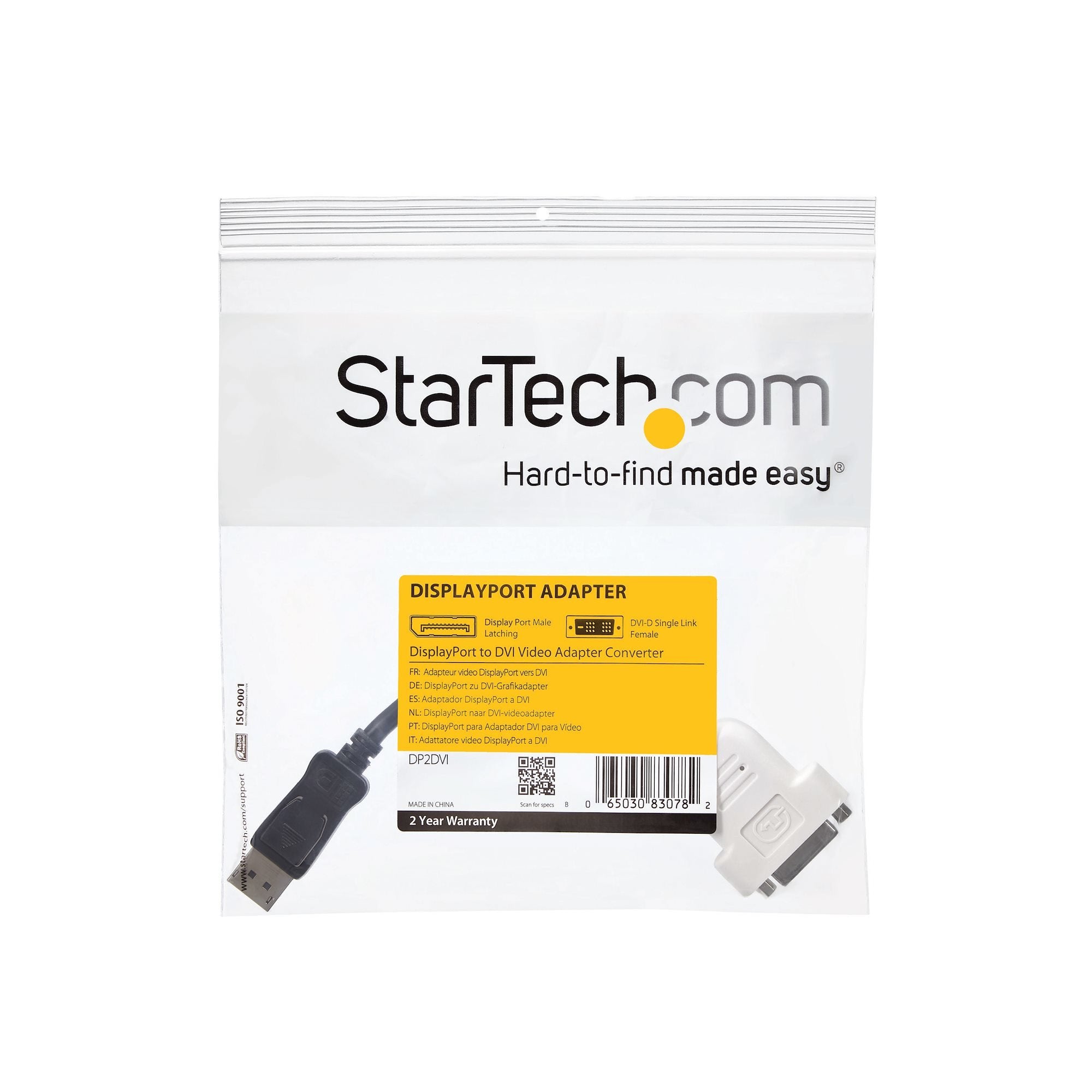 Startech Conversor Pasivo Displayport A Dvi  1920x1200