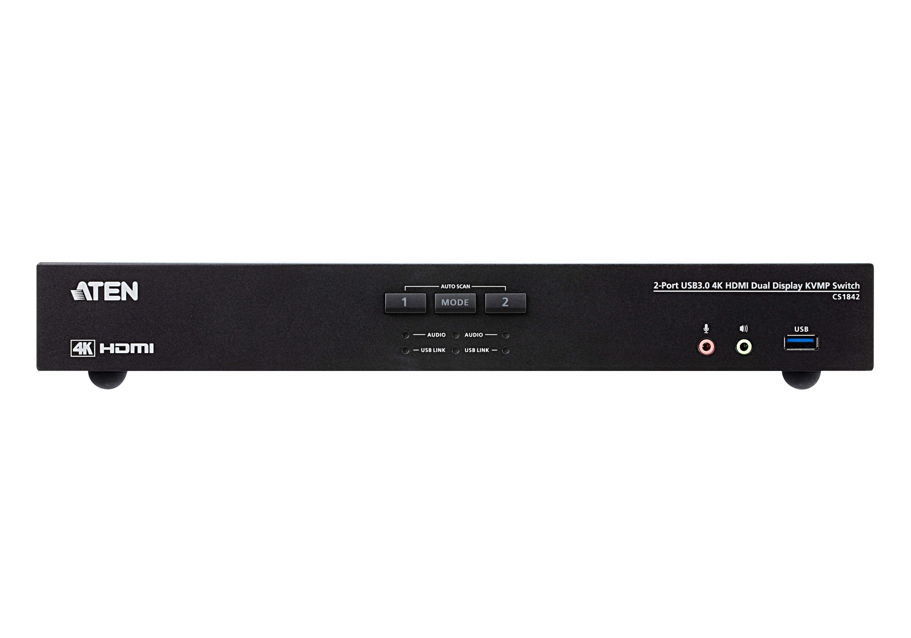 EAN 4710469340031 - ATEN CS1842-AT-G interruptor KVM Negro imagen 3