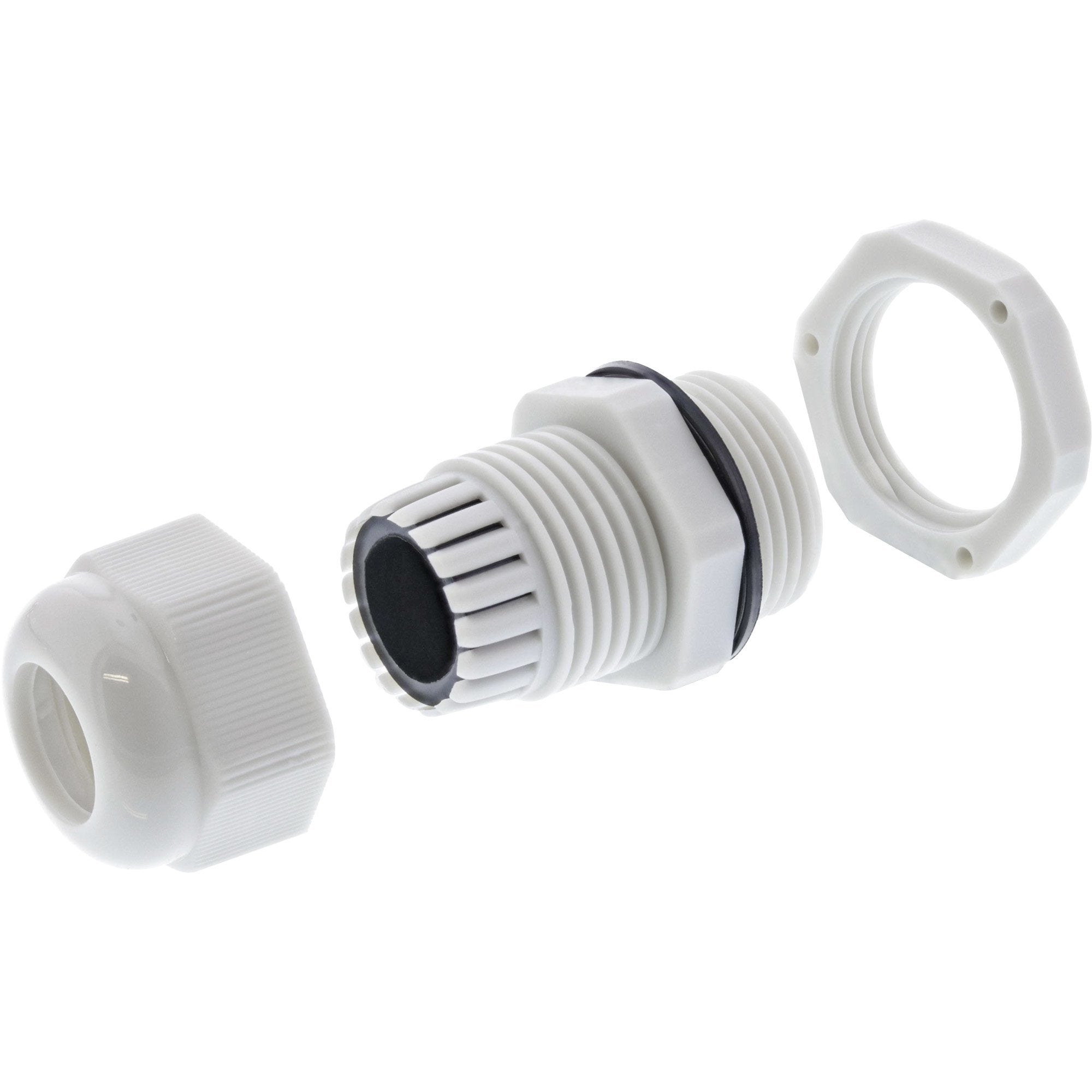 Prensaestopas Inline Nylon Ip68 3.5 - 6mm Gris