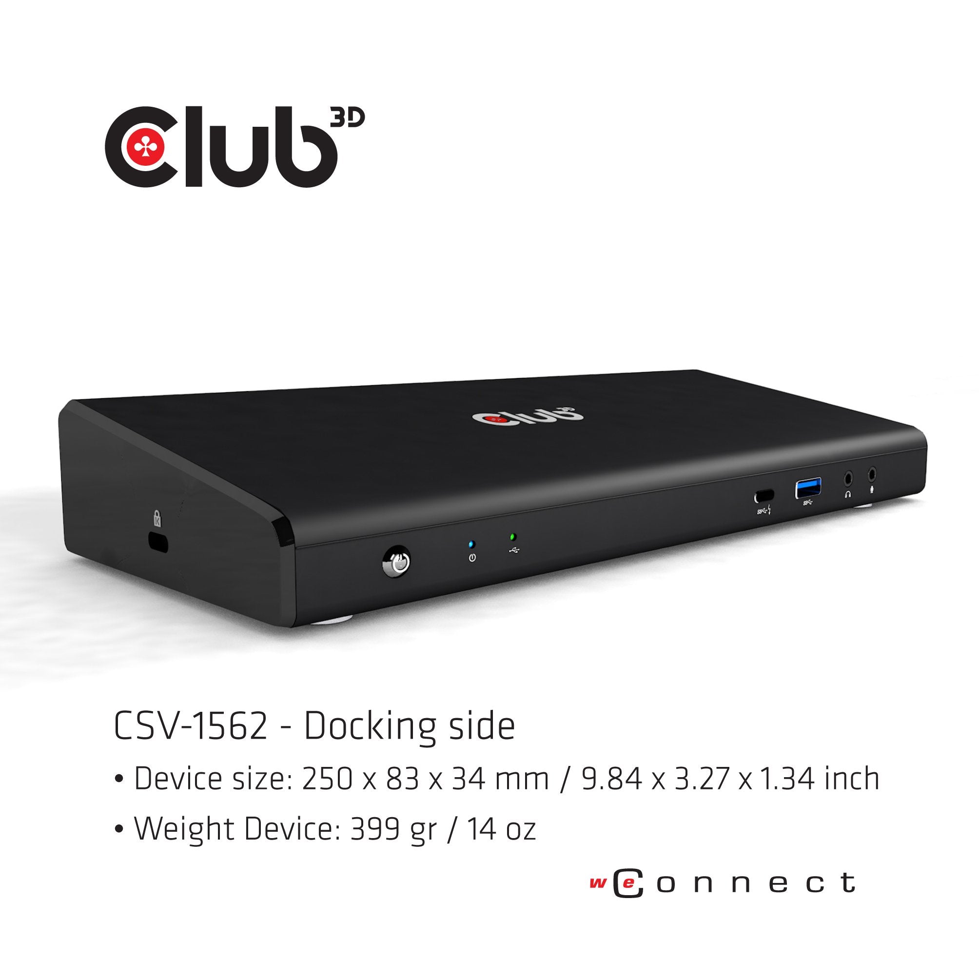EAN 8719214471293 - CLUB3D CSV-1562 base para portátil y replicador de puertos Acoplamiento USB 3.2 Gen 1 (3.1 Gen 1) Type-C imagen 4