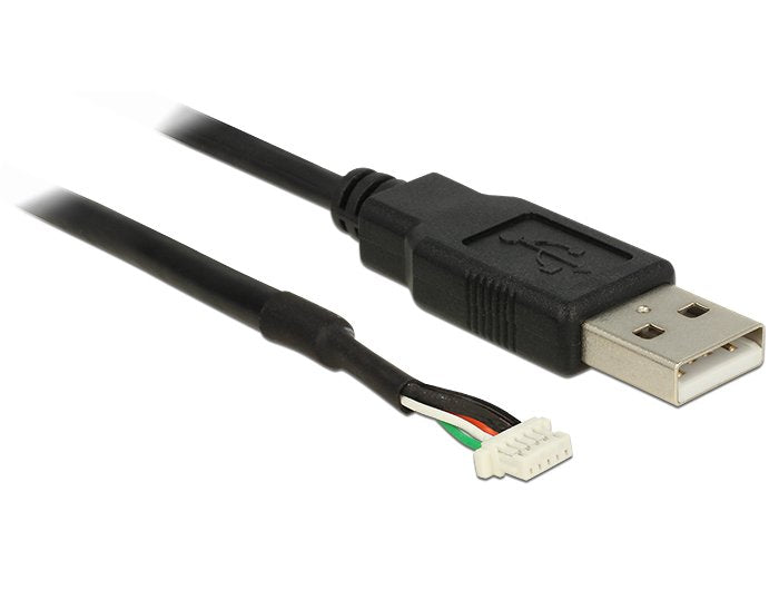 Delock 95987 Cable Usb 2.0 Para Módulos De Cámara V5 V51 De 5 Pines 1,5 M