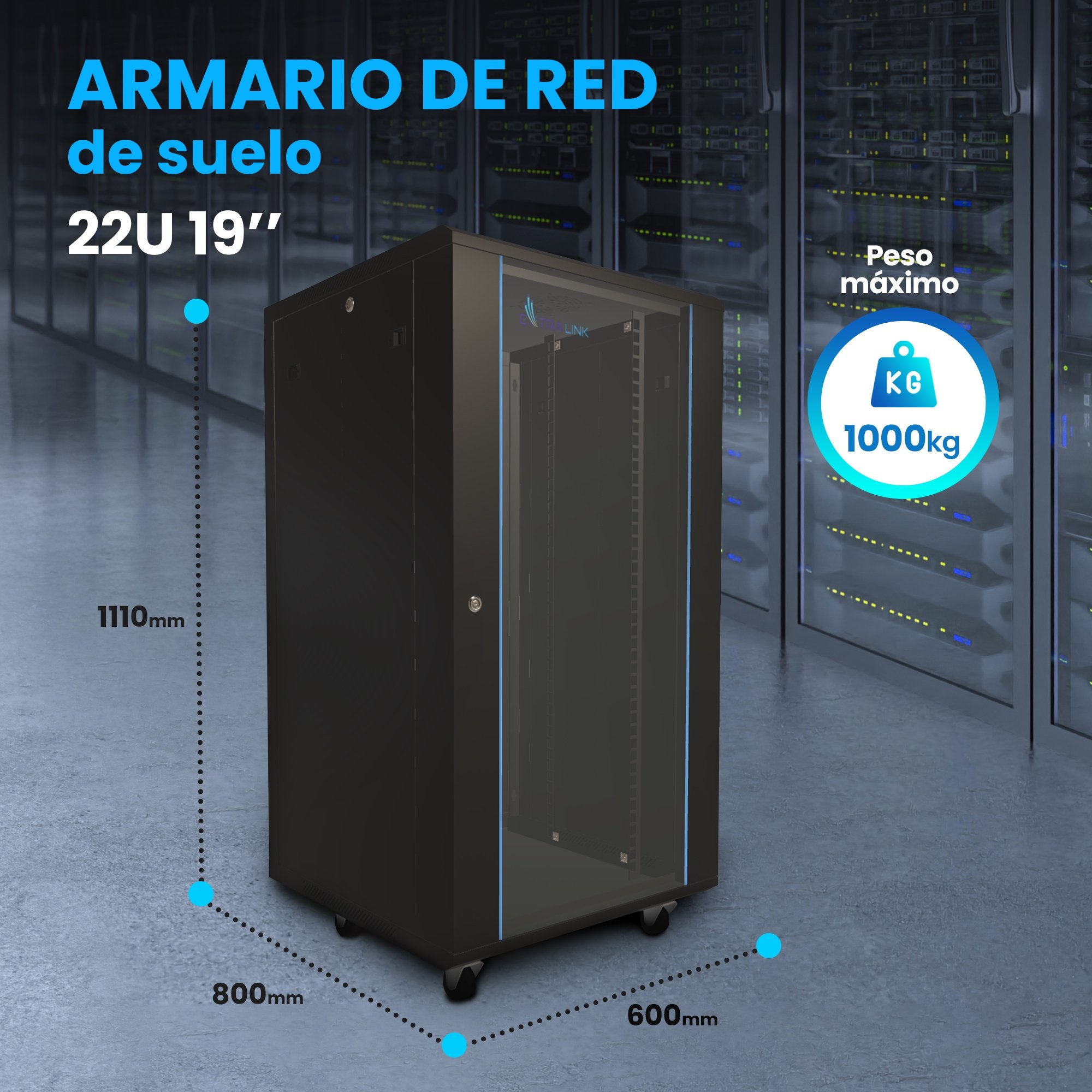 EAN 5903148914398 - Extralink EX.14398 armario rack Rack o bastidor independiente imagen 12