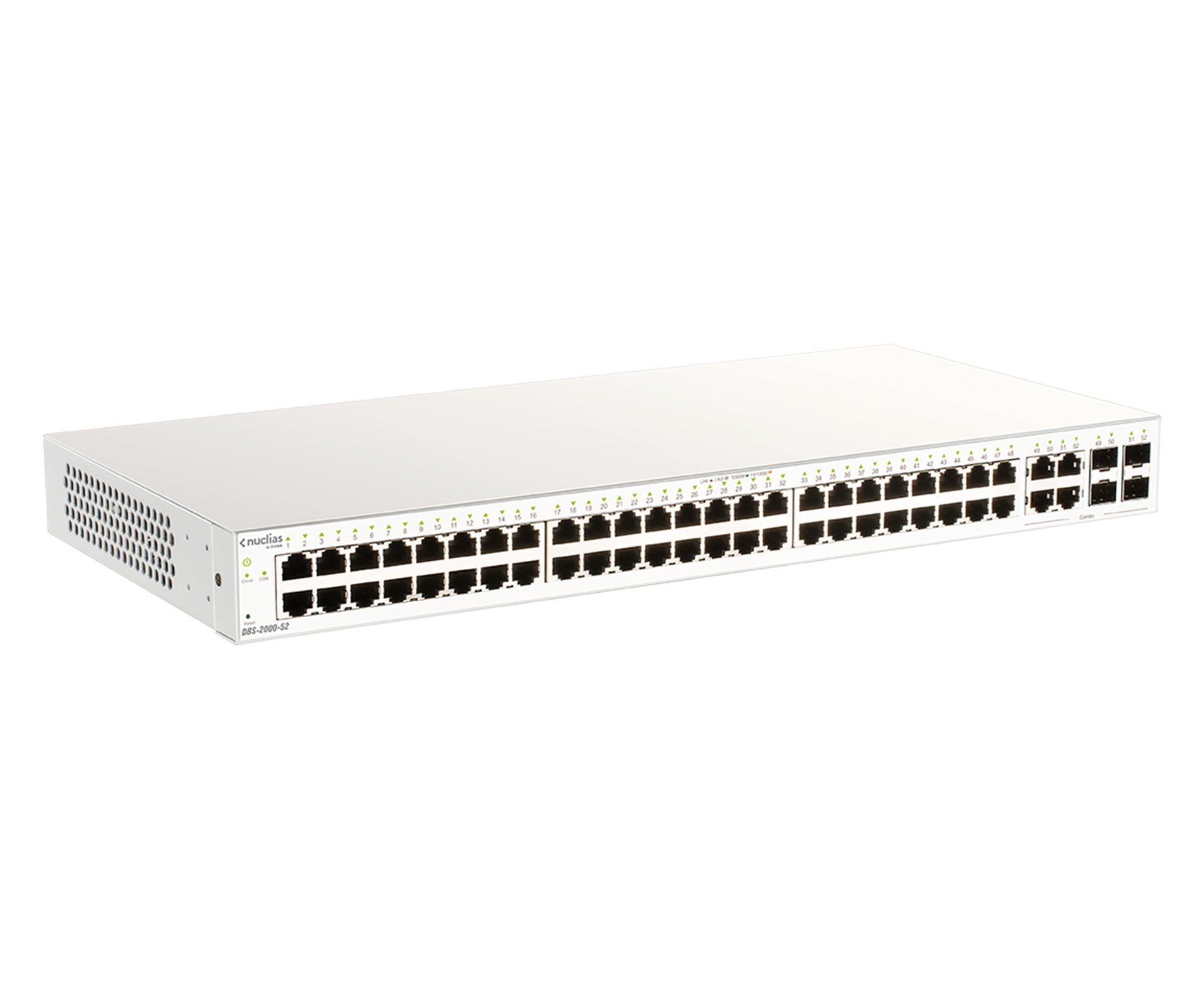 D-Link Switch Smart Nuclias Cloud 52 Puertos 10/100/1gbit W/4 Gbit. Sfp Switch 52 Puertos/ 48xgigabit / 4xgigabit Combo
