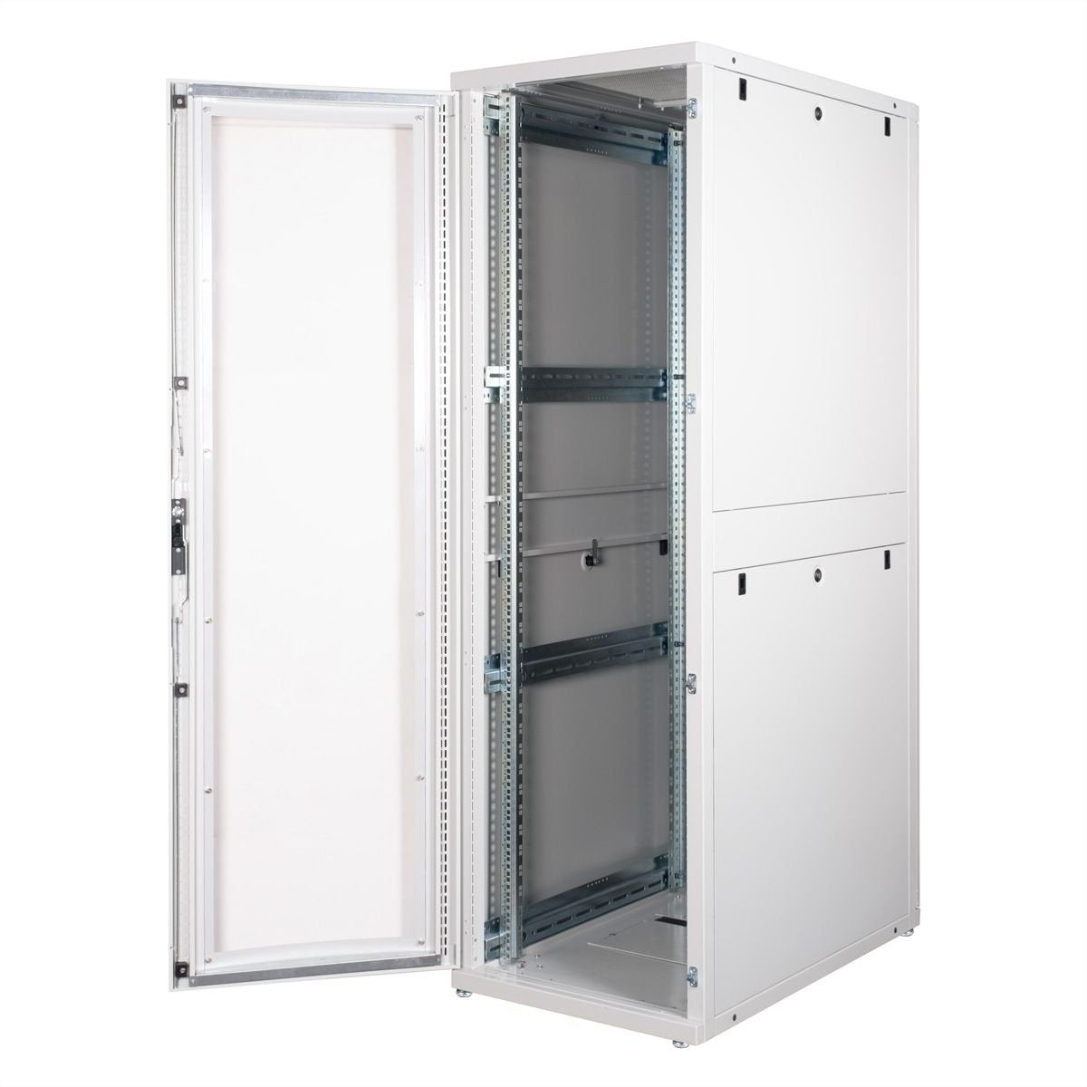 Roline 19-Zoll Serverschrank Pro 42 He, 600x1000 Bxt Grau Plexiglas