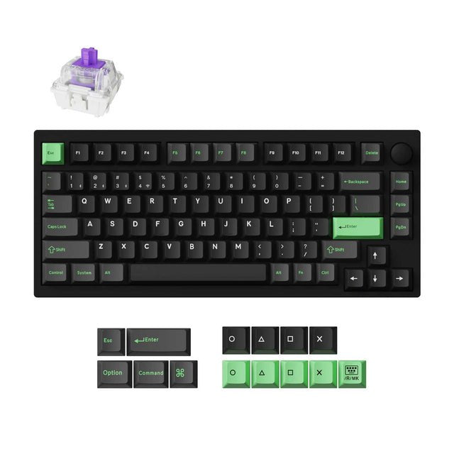 Keyboard Wrl P1 He Rgb/Black P1h-M1z Keychron