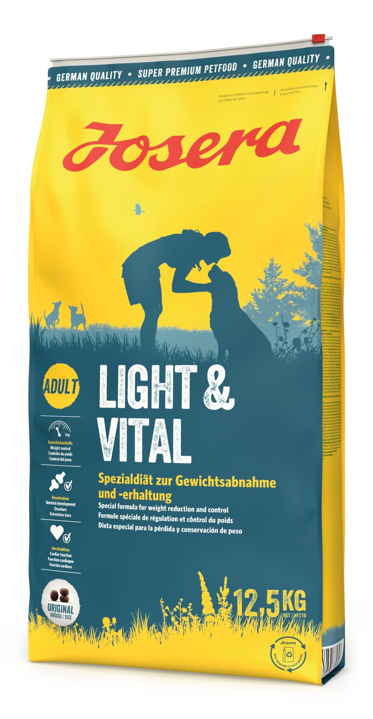 Josera Light & Vital - Alimento Seco Para Perros - 12,5 Kg