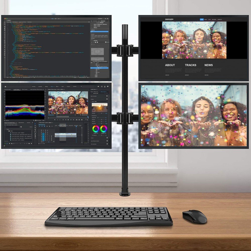 EAN 8054529027521 - Techly ICA-LCD 382-Q soporte para monitor 68,6 cm (27") Escritorio Negro imagen 6