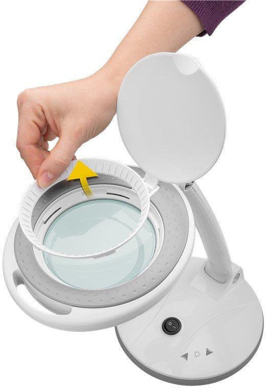 Lámpara De Aumento 6w 450lm 100mmx 30led Dim Stand