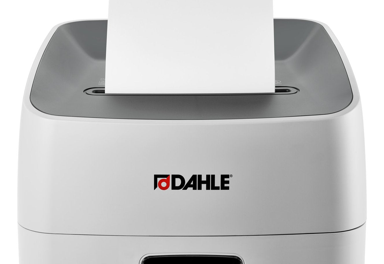 Dahle Deskside 504p Destructora De Papel Manual - Microcorte P-5 - Destruye Hasta 15 Hojas - Capacidad De La Papelera