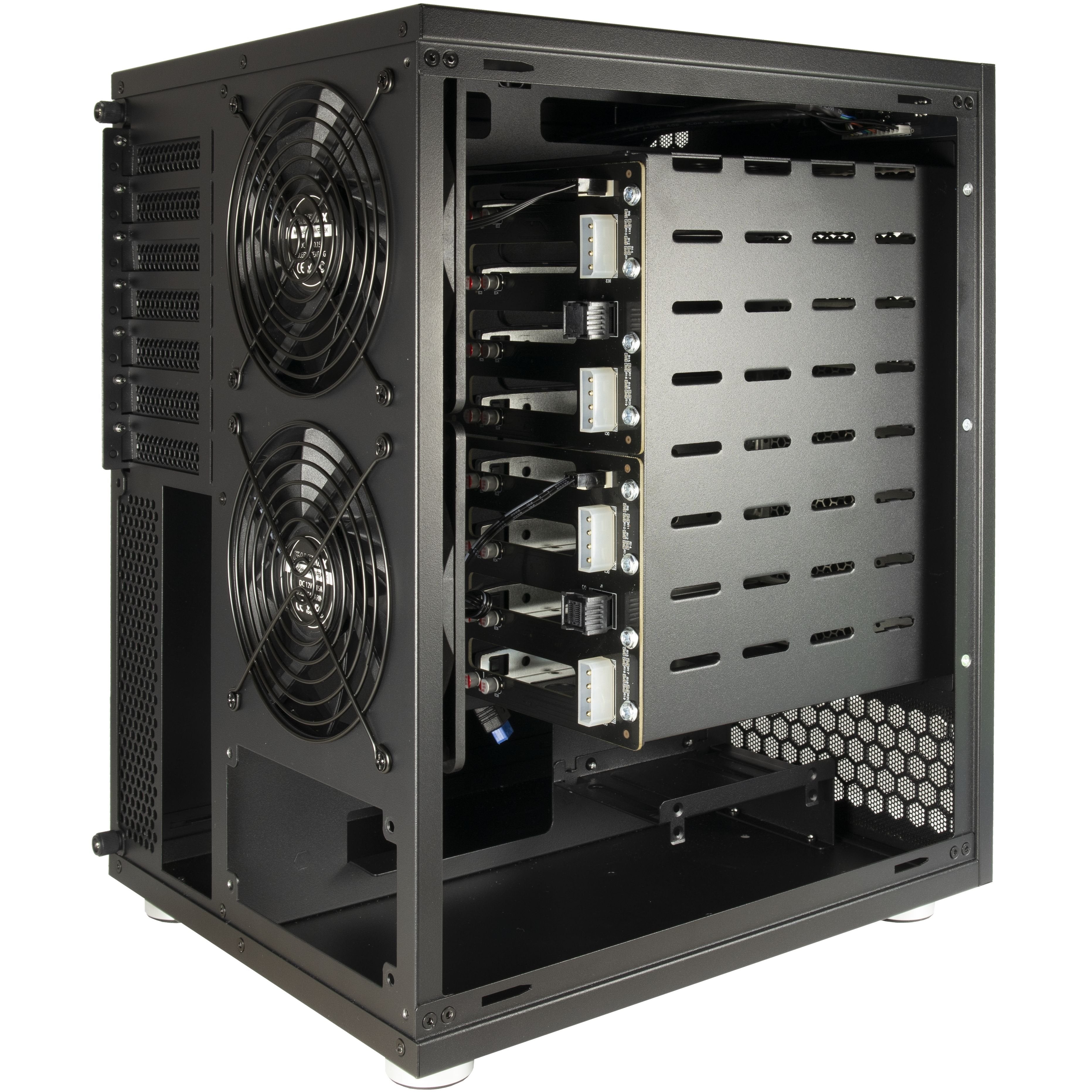 EAN 4260455648875 - Inter-Tech NAS-8 Caja de disco duro (HDD) Negro 2.5/3.5" imagen 6