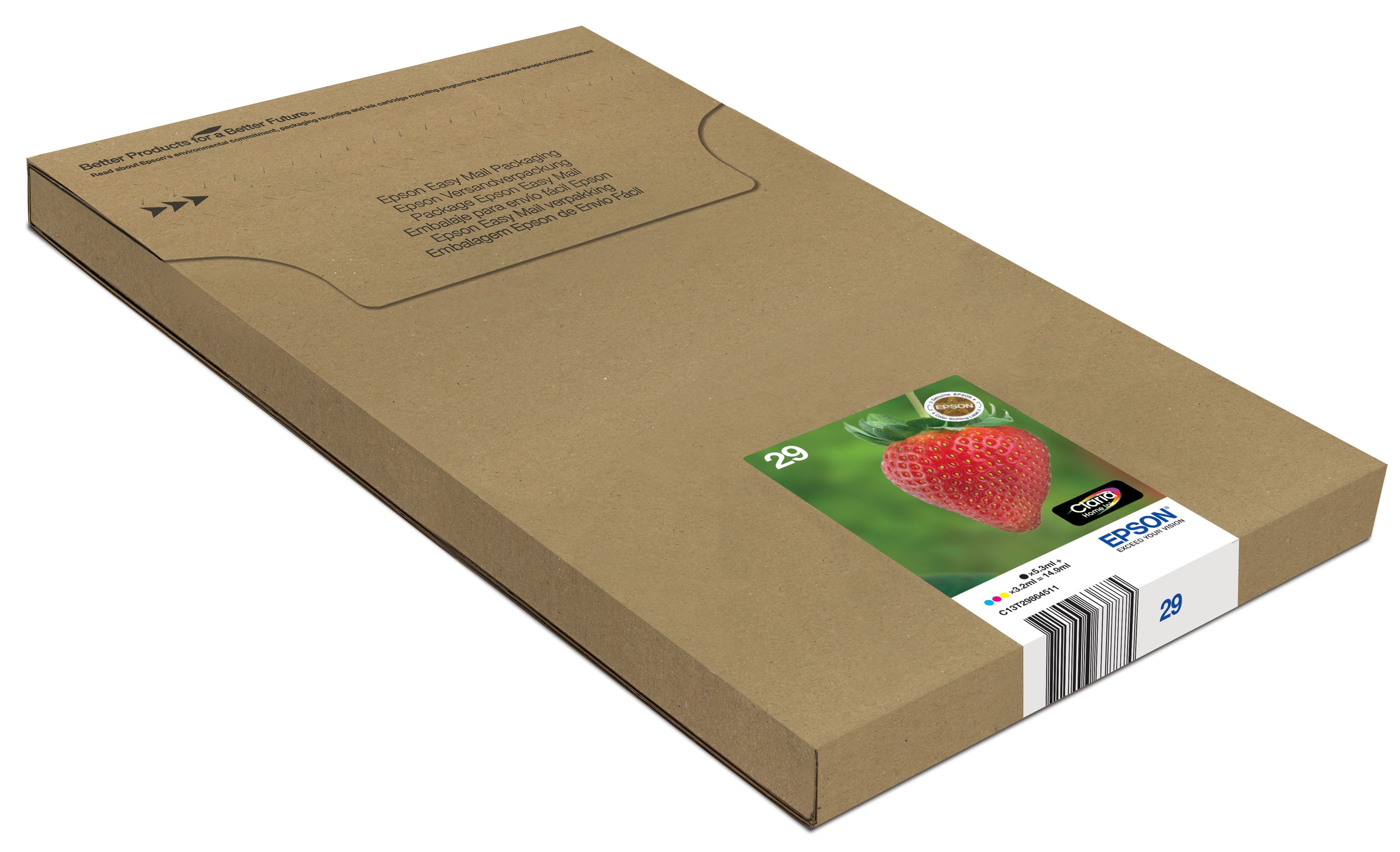 EAN 8715946638874 - Epson Strawberry C13T29864511 cartucho de tinta 1 pieza(s) Original Rendimiento estándar Negro, Cian, Mag imagen 4