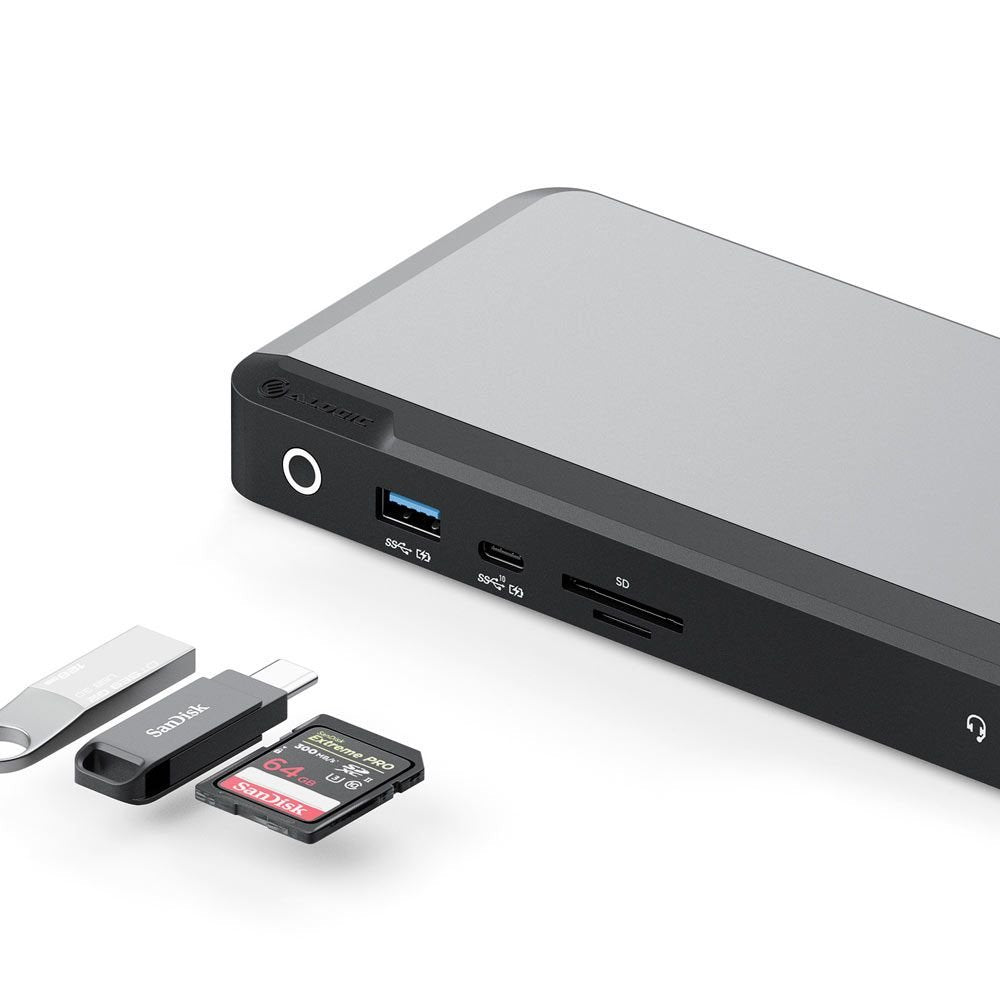 EAN 9350784023827 - ALOGIC DX3 Alámbrico USB 3.2 Gen 1 (3.1 Gen 1) Type-C Negro, Gris imagen 3