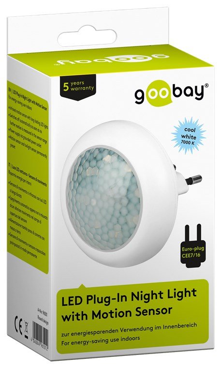 EAN 4040849965012 - Goobay 96501 luz nocturna Luz de noche con enchufe o Luz quitamiedos con enchufe imagen 2