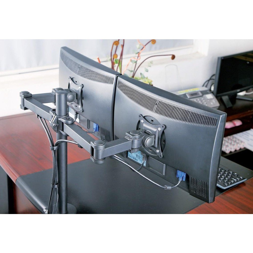 EAN 8054529027514 - Techly ICA-LCD 382-D soporte para monitor 68,6 cm (27") Escritorio Negro imagen 12