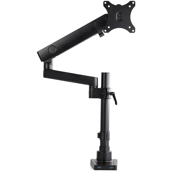EAN 0065030888349 - StarTech.com ARMPIVOT2USB3 soporte para monitor 86,4 cm (34") Escritorio Negro imagen 4