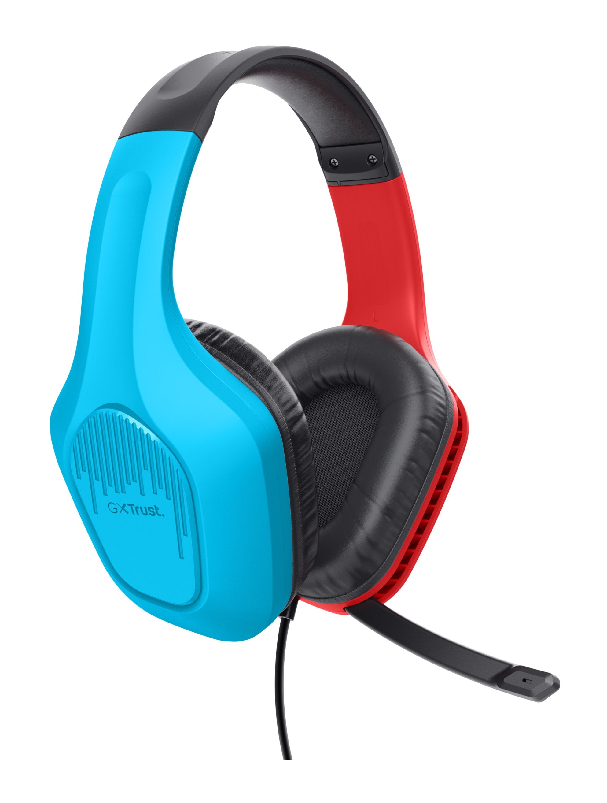 EAN 8713439254235 - Trust GXT 416S Zirox Auriculares Alámbrico Diadema Juego Negro, Cian, Rojo imagen 2