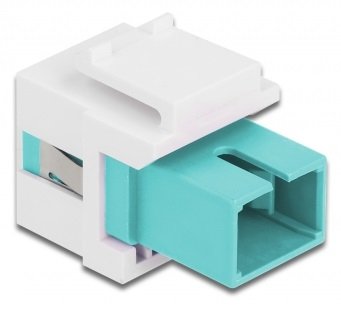 Keystone Modul Sc Simplex Buchse Zu Sc Simplex Buchse Aqua Weiss