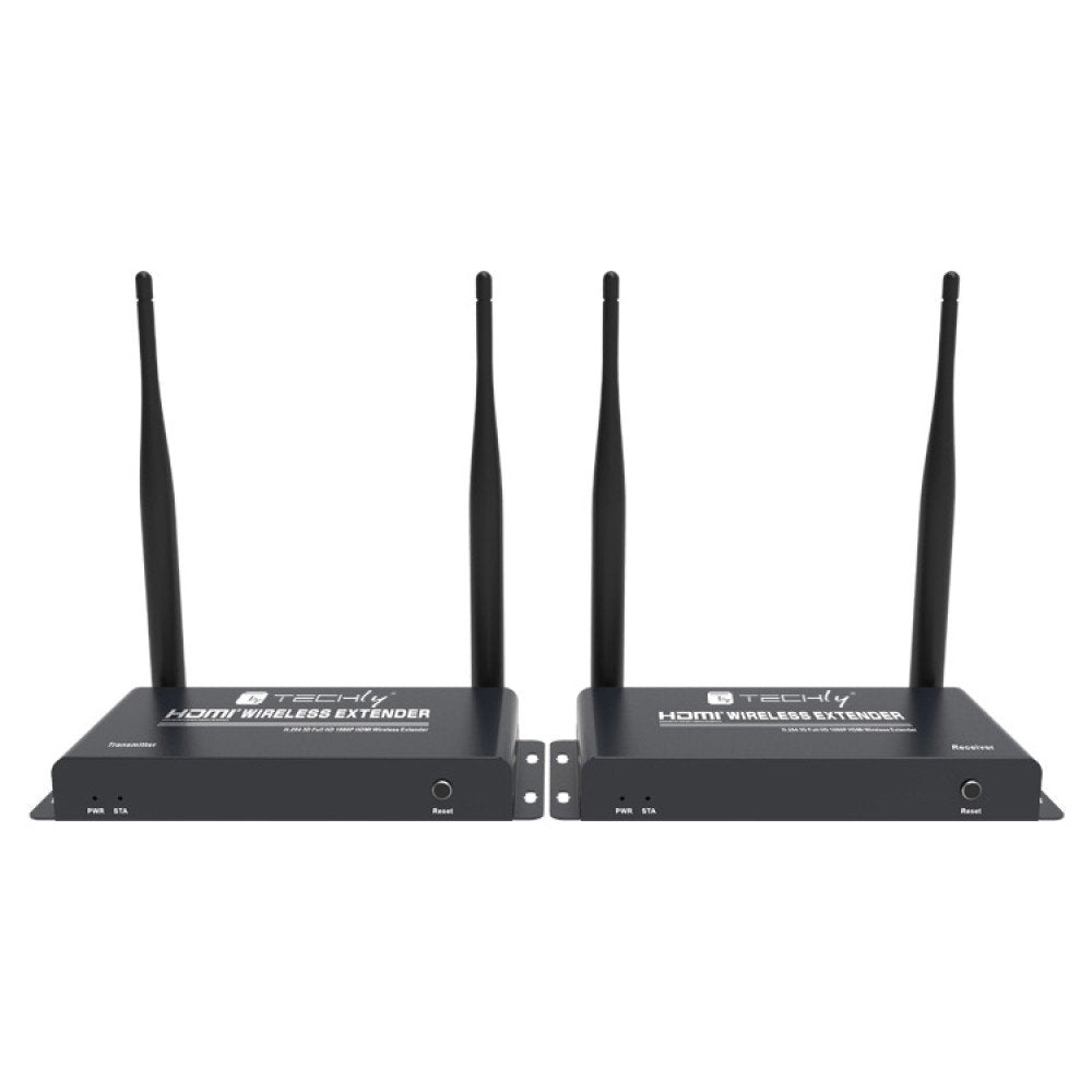 EAN 8059018365610 - Techly IDATA HDMI-WL212 extensor audio/video Transmisor y receptor de señales AV Negro imagen 3