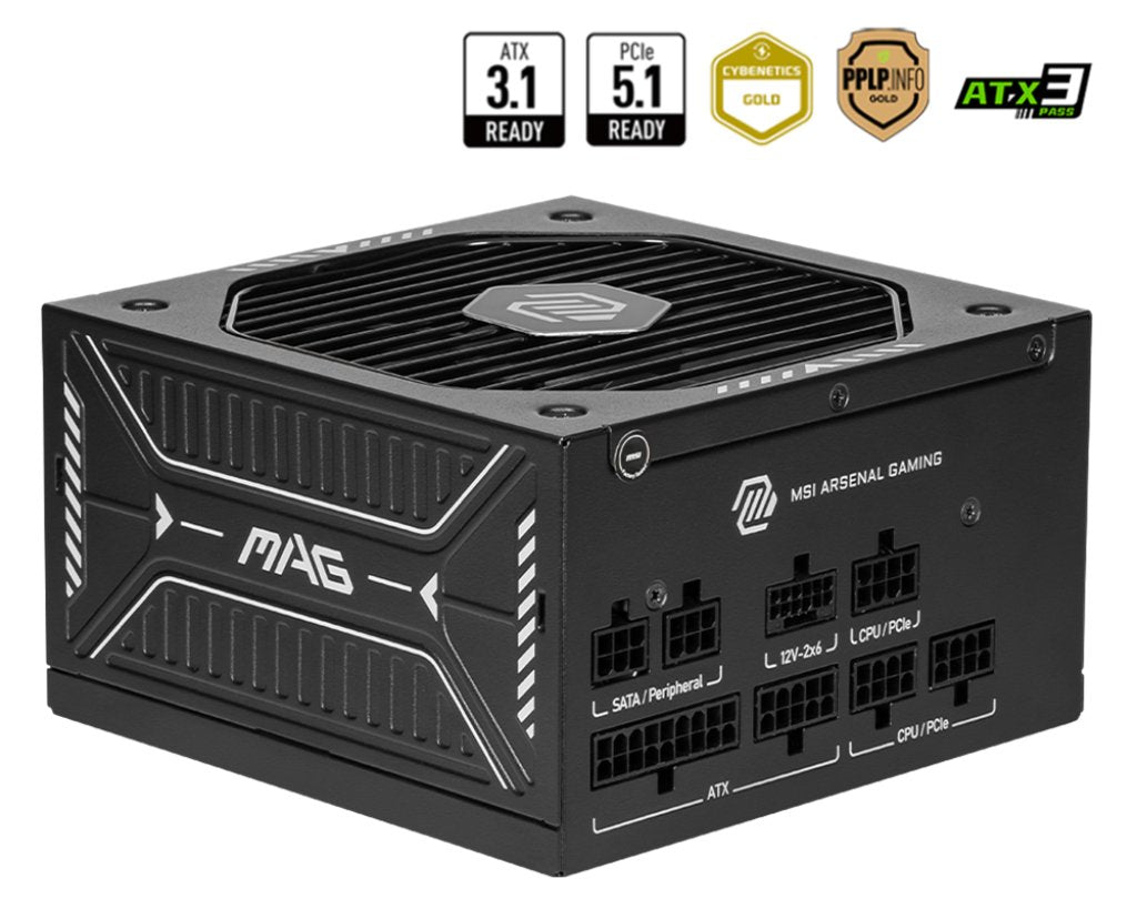 EAN 4711377292290 - MSI MAG A650GLS PCIE5 unidad de fuente de alimentación 650 W 24-pin ATX ATX Negro imagen 1