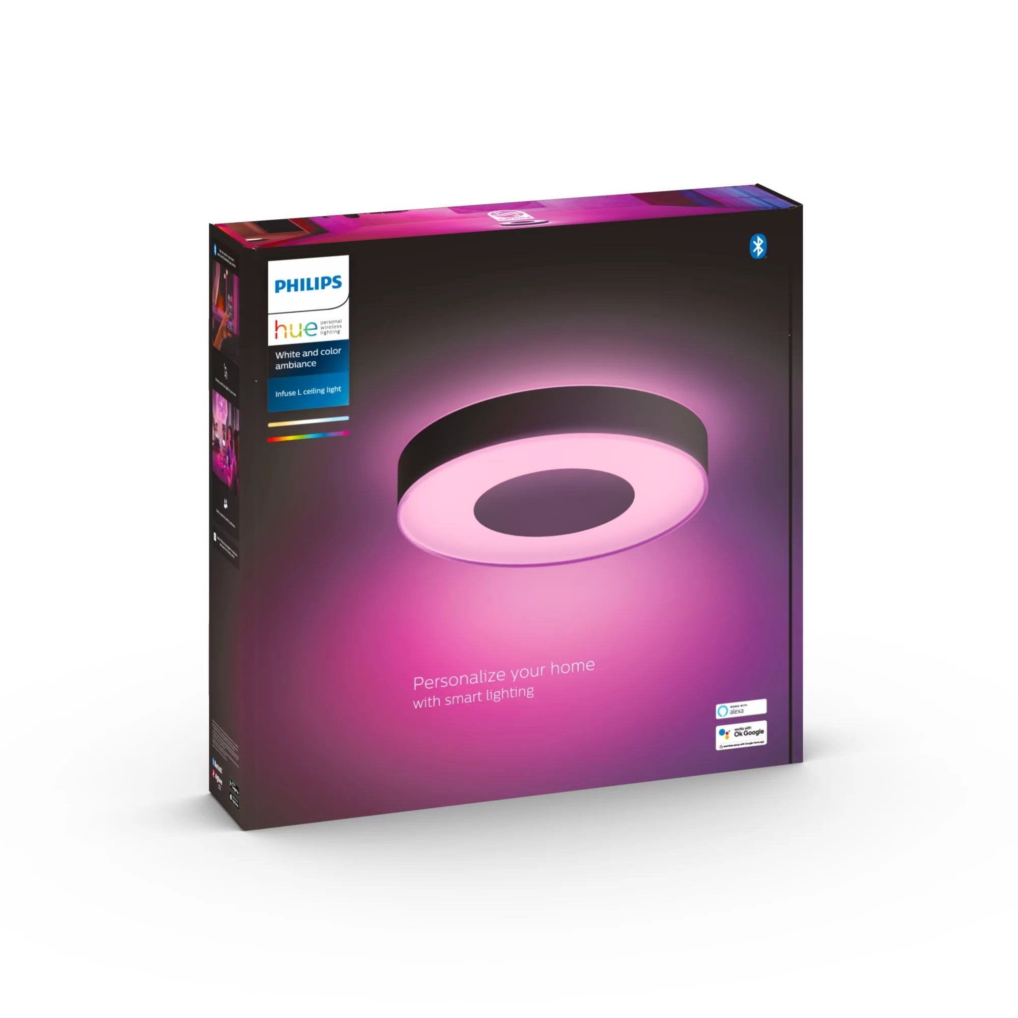Lámpara De Techo Philips Hue White And Color Ambiance Grande Infuse