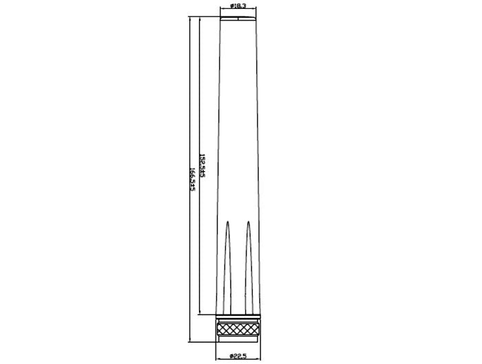 Delock Lte Antenne N Stecker 2.5 Dbi Omnidirektional Starr Weiss Outdoor Delock