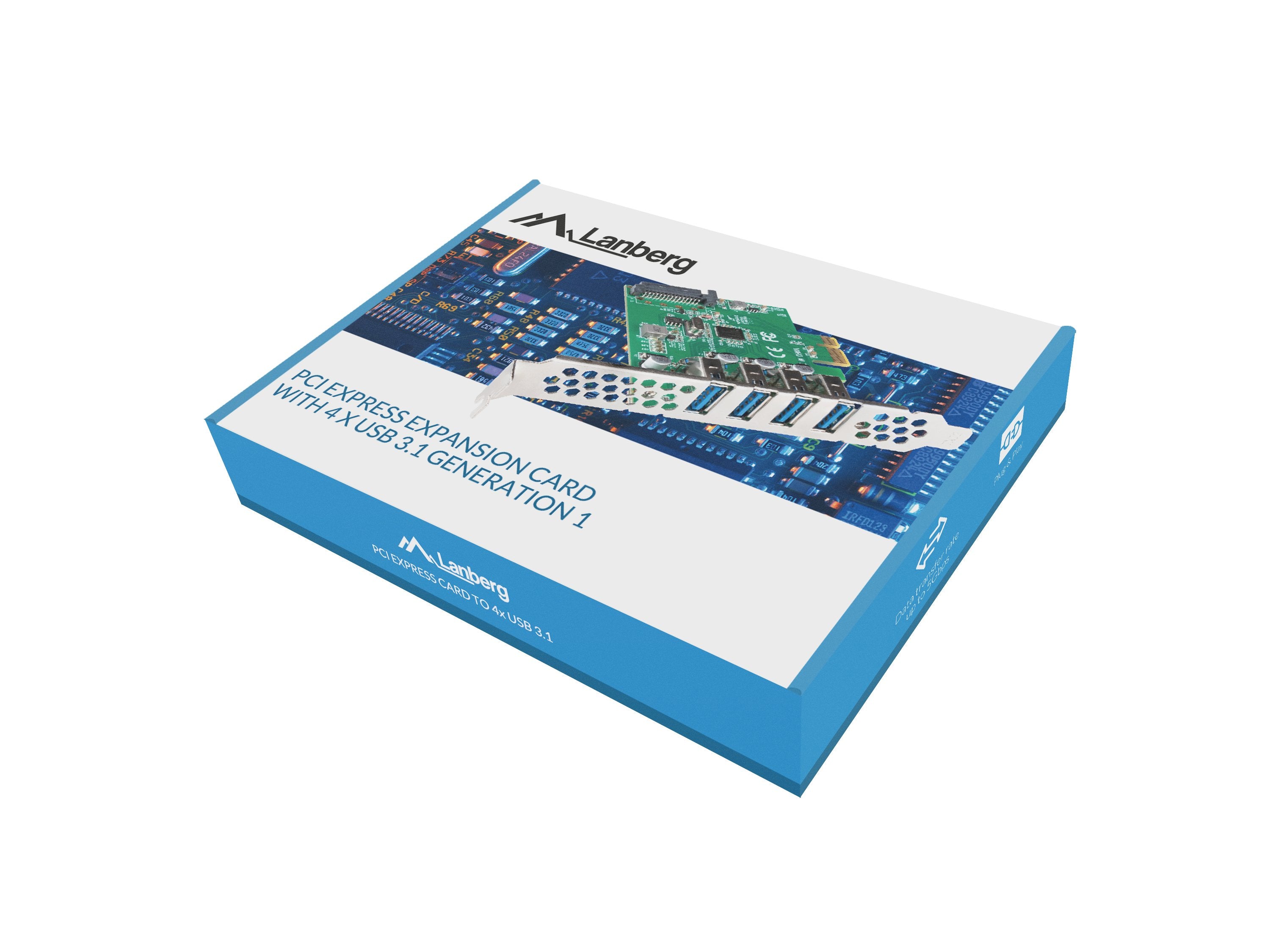 EAN 5901969424539 - Lanberg PCE-US3-004 tarjeta y adaptador de interfaz Interno USB 3.2 Gen 1 (3.1 Gen 1) imagen 2