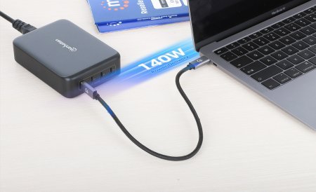 Manhattan 4-Port Gan Usb Power Delivery-Lademation 240w