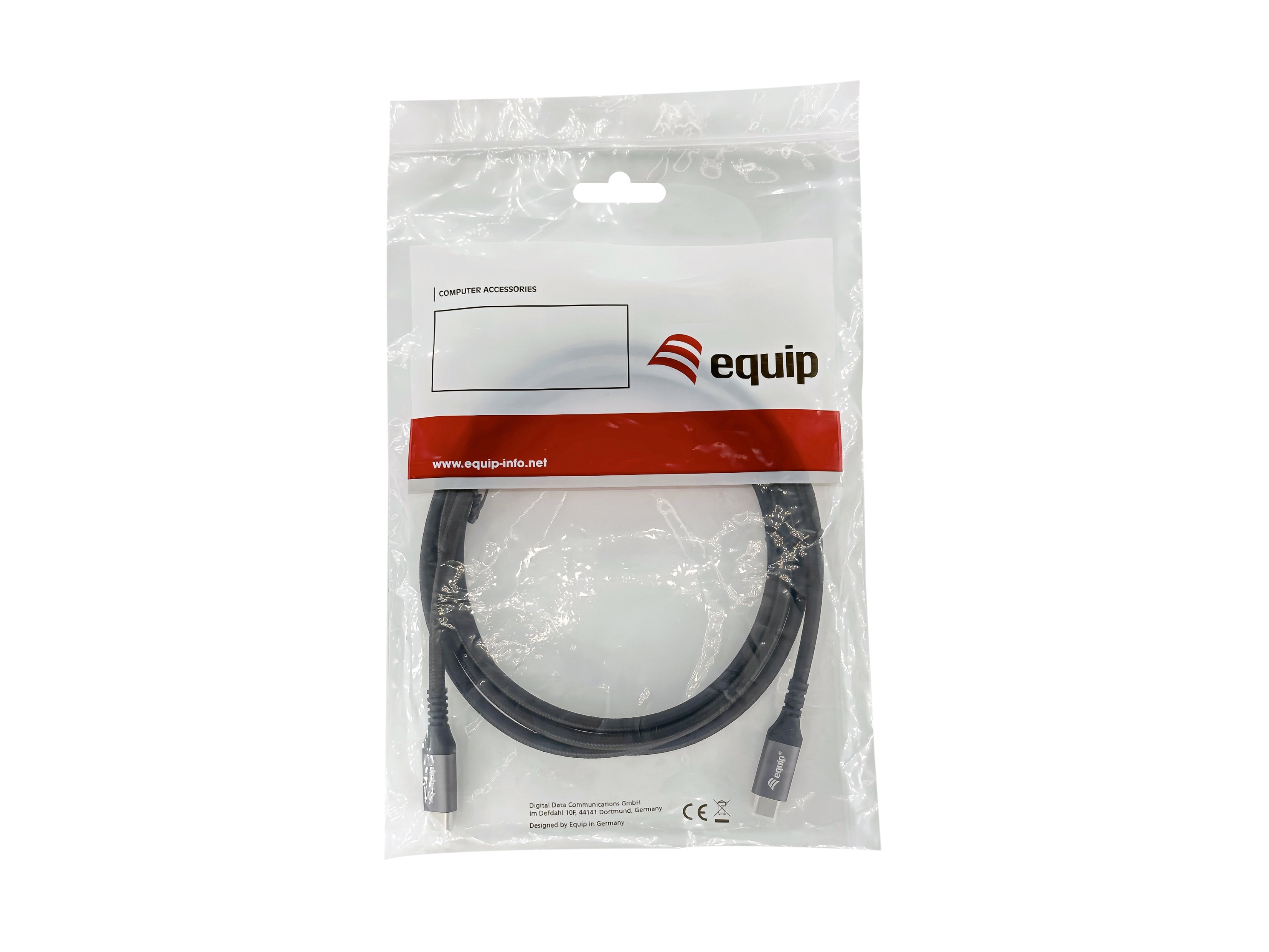 Equip Usb Cable 4.0 C -> C M M 2.00m Negro