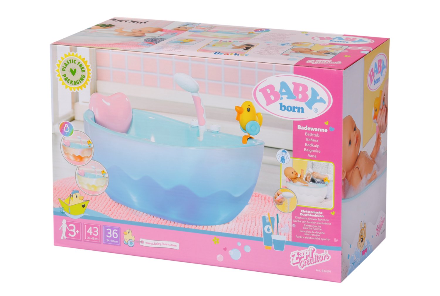 Accesorios Para Muñecas Zapf Creation Baby Born® Bath Badewanne, Puppenzubehör 832691