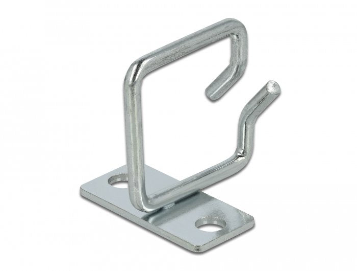 Delock 66516 Organizador De Cables Escritorio/Pared Estribo Guía De Cables Acero Inoxidable 1 Pieza(S)