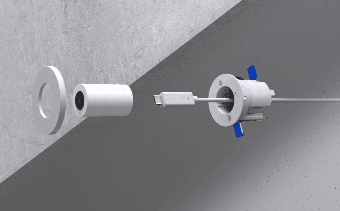 Ubiquiti Unifi Ai Theta Pro Lente Gran Angular, Cámara De Vigilancia 4k, Campo De Visión De 110,4° Uvc-Ai-Theta-Prolens110