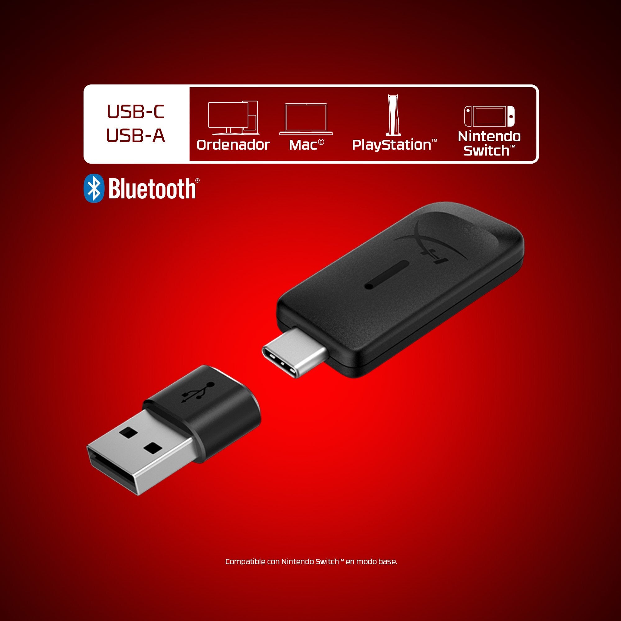EAN 0198990148328 - HyperX Cloud Flight 2 Inalámbrico Diadema Juego Bluetooth Blanco imagen 10