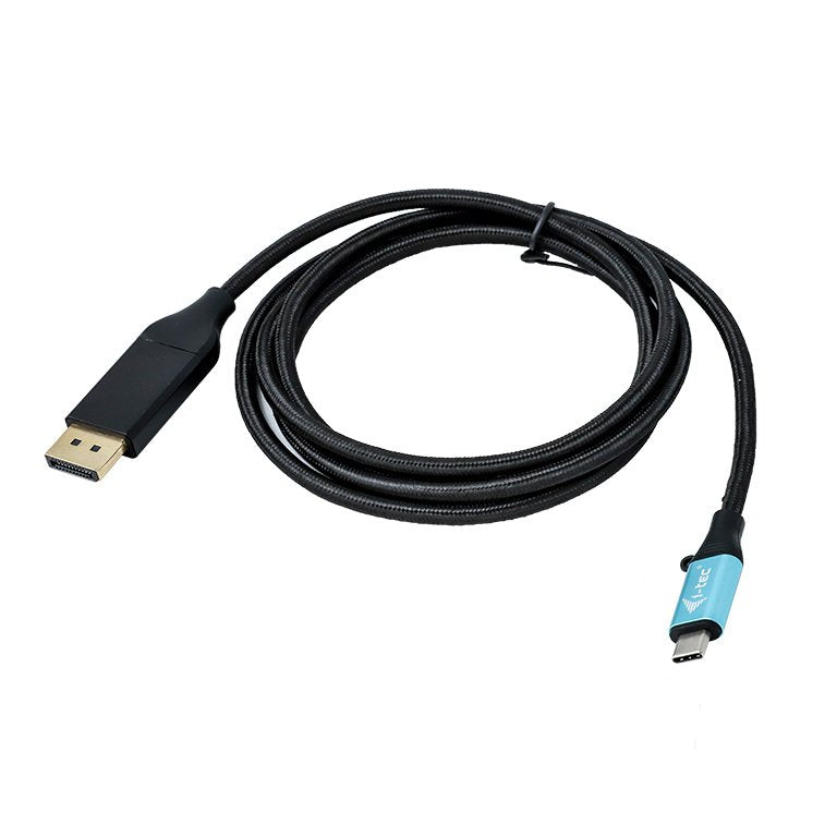 EAN 8595611703317 - i-tec C31CBLDP60HZ2M adaptador de cable de vídeo 2 m USB Tipo C Negro imagen 3