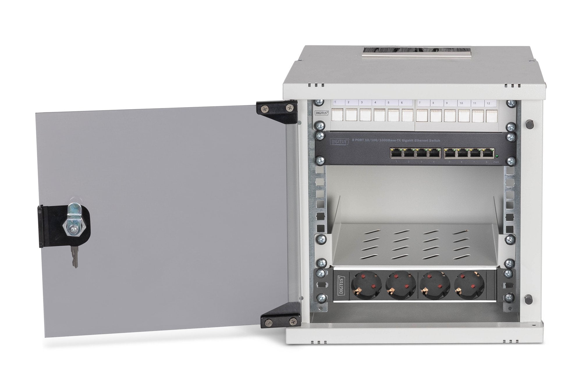 EAN 4016032499404 - Digitus DN-49100-SET armario rack Bastidor de pared Gris imagen 4