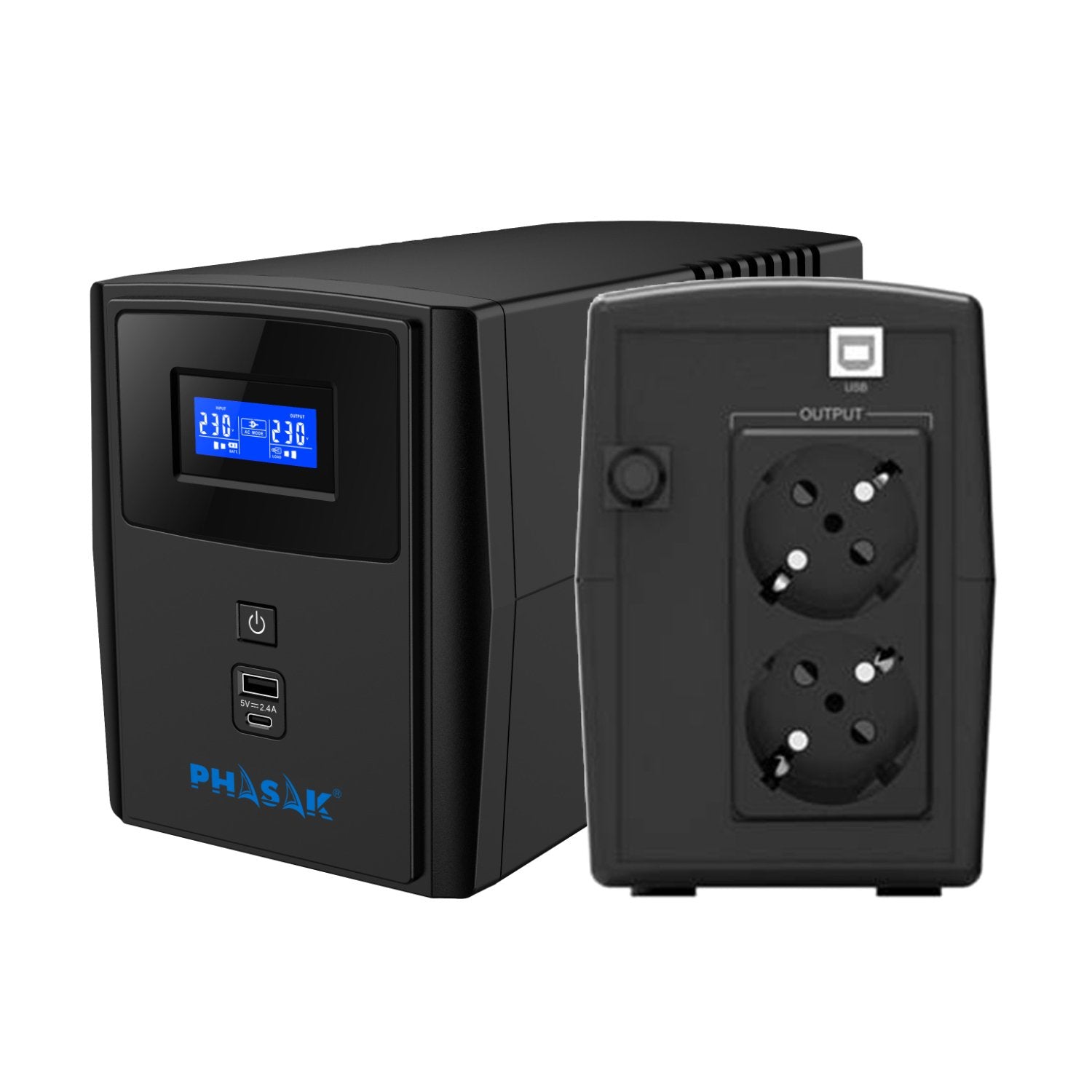 Sai Ups Phasak 800va Sirius Ph 7308 Interactivo 0.8kva
