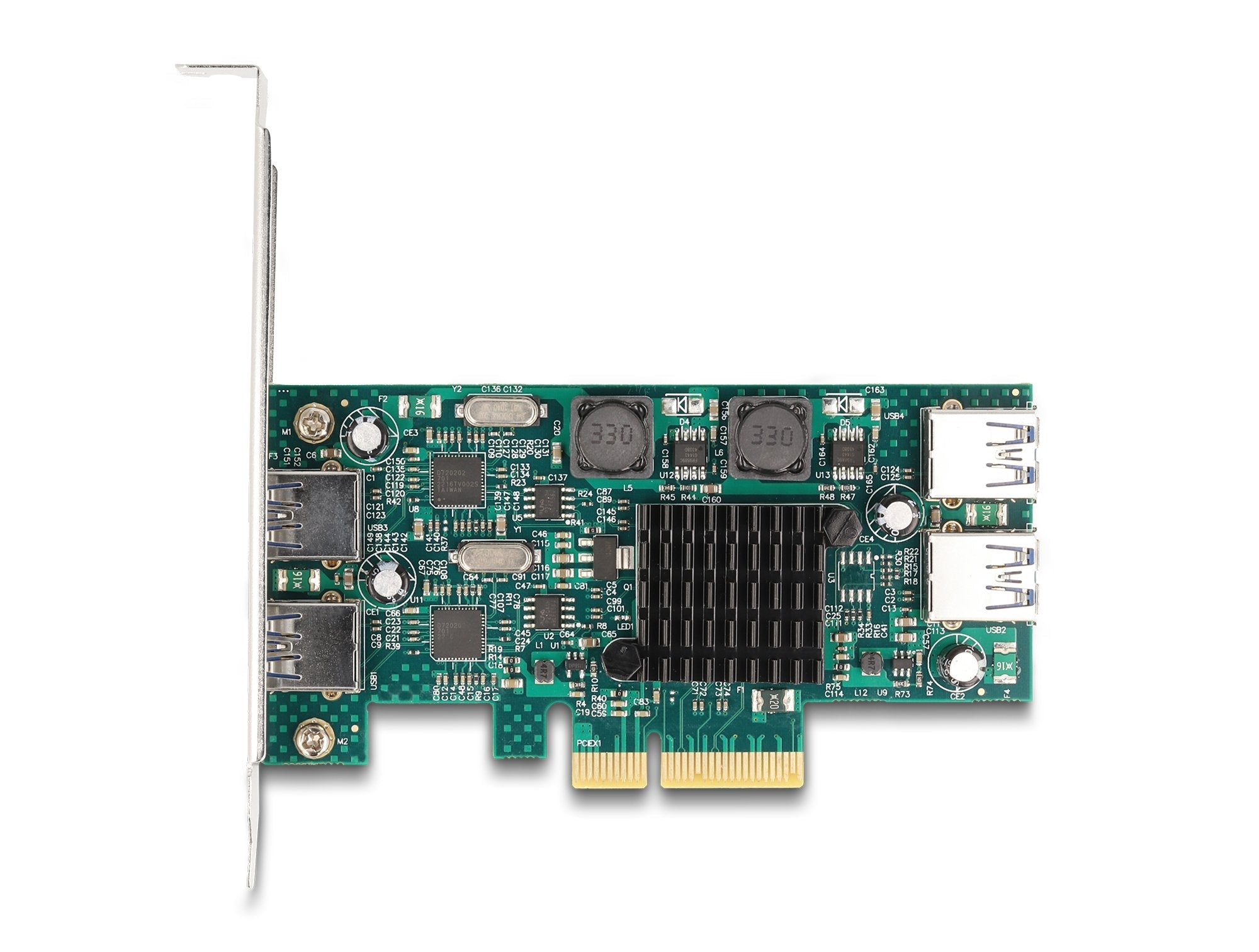 Delock Pci Express X4 Tarjeta A 2 X Extern Usb 5 Gbps Typ-A +