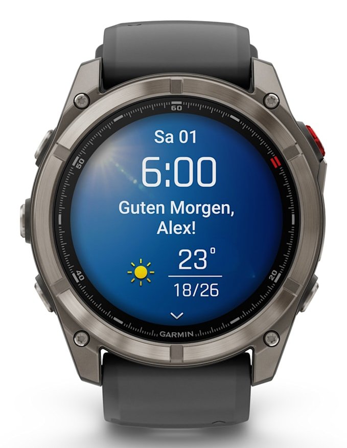 EAN 753759351007 - Garmin fēnix 8 Pro 3,56 cm (1.4") AMOLED 51 mm Digital 454 x 454 Pixeles Pantalla táctil Grafito, Titanio imagen 9