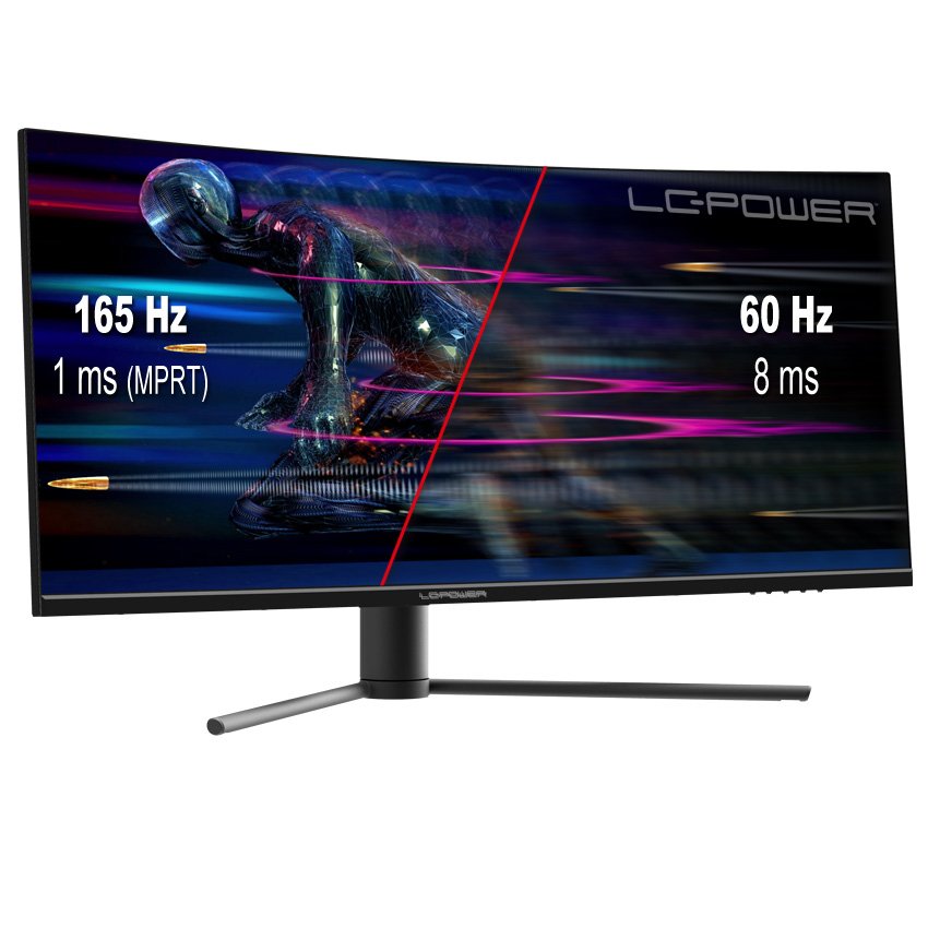 Monitor 34 Lc-Power M34-Uwqhd-165-C Uwqhd Curved Va+Dp+Hdmi