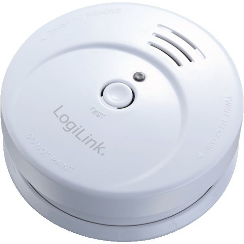 Logilink Rauchmelder Lautes Alarmsignal 85db