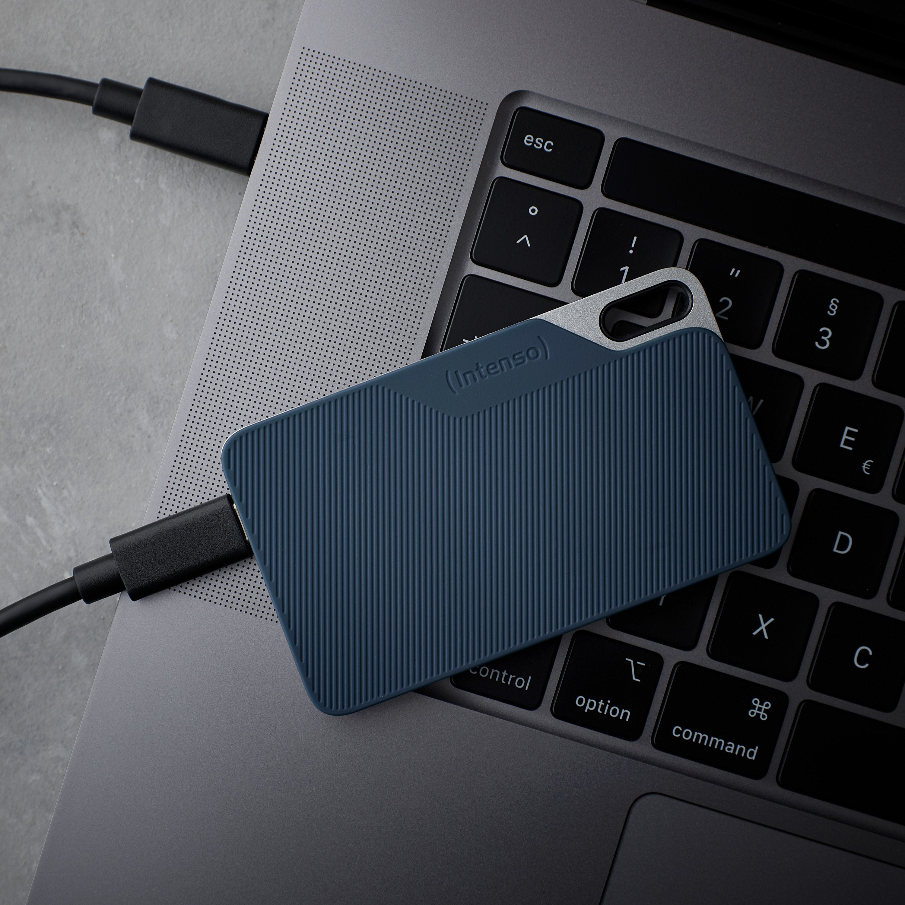 EAN 4034303033584 - Intenso Lesen/Schreiben bis zu 500 MB/s/1TB USB Tipo C 3.2 Gen 1 (3.1 Gen 1) Azul, Gris imagen 5