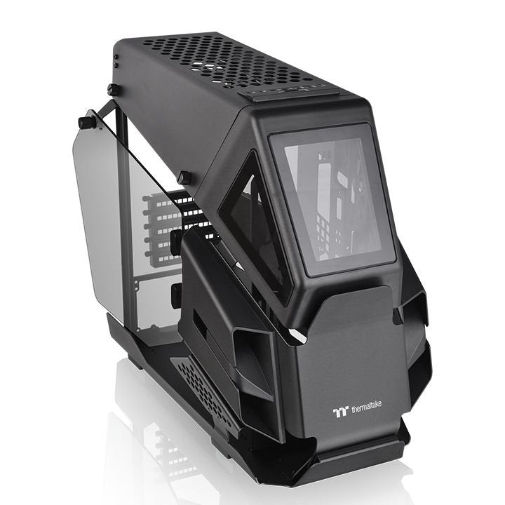 Caja Pc Thermaltake Torre M-Atx Ah T200 Negro 2xcristal Templado Ca-1r4-00s1wn-00