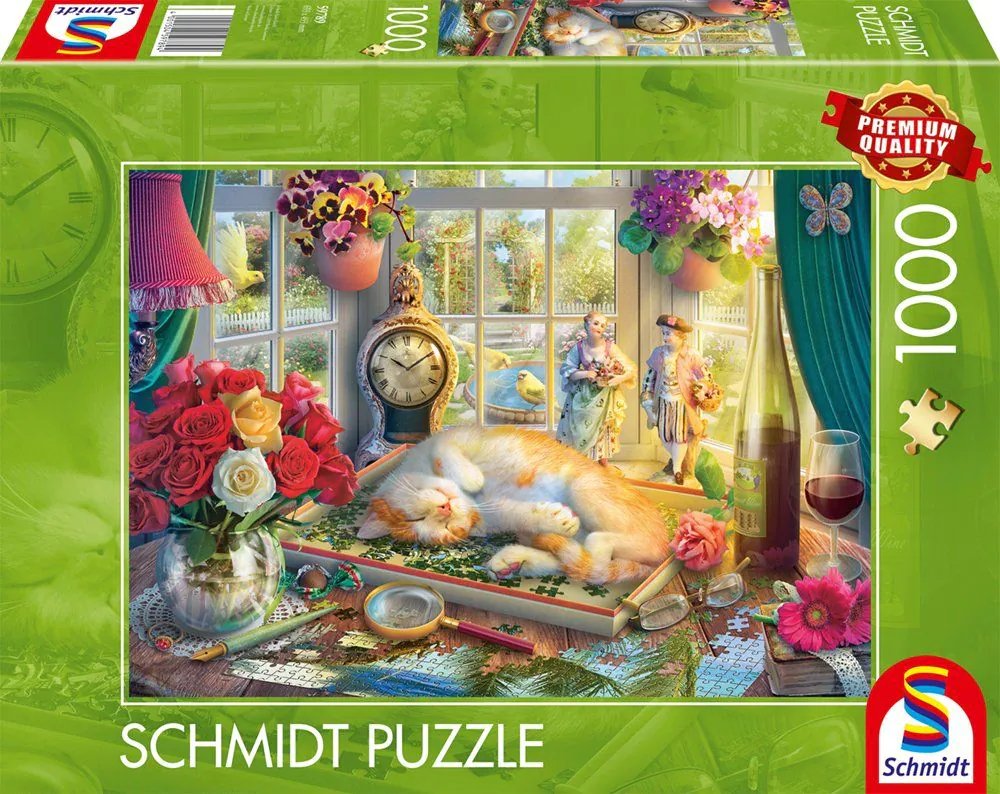 Puzzle Schmidt Spiele Tiempo Con Gato 1000 Piezas 59789