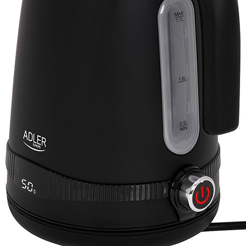 EAN 5902934839266 - Adler AD 1295b tetera eléctrica 1 L 2200 W Negro, Acero inoxidable imagen 4