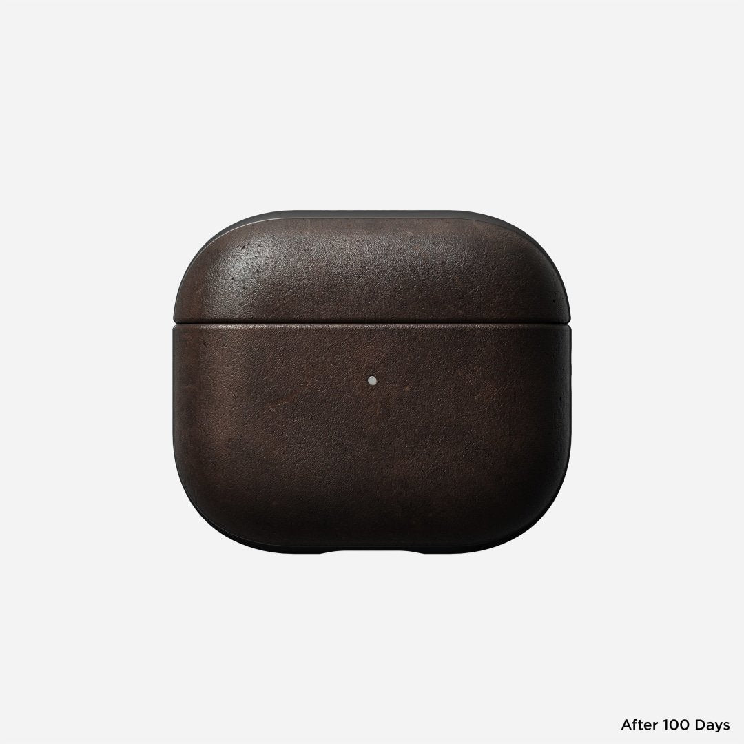 Nomad Airpods V3 Case Rustic Brown Leather