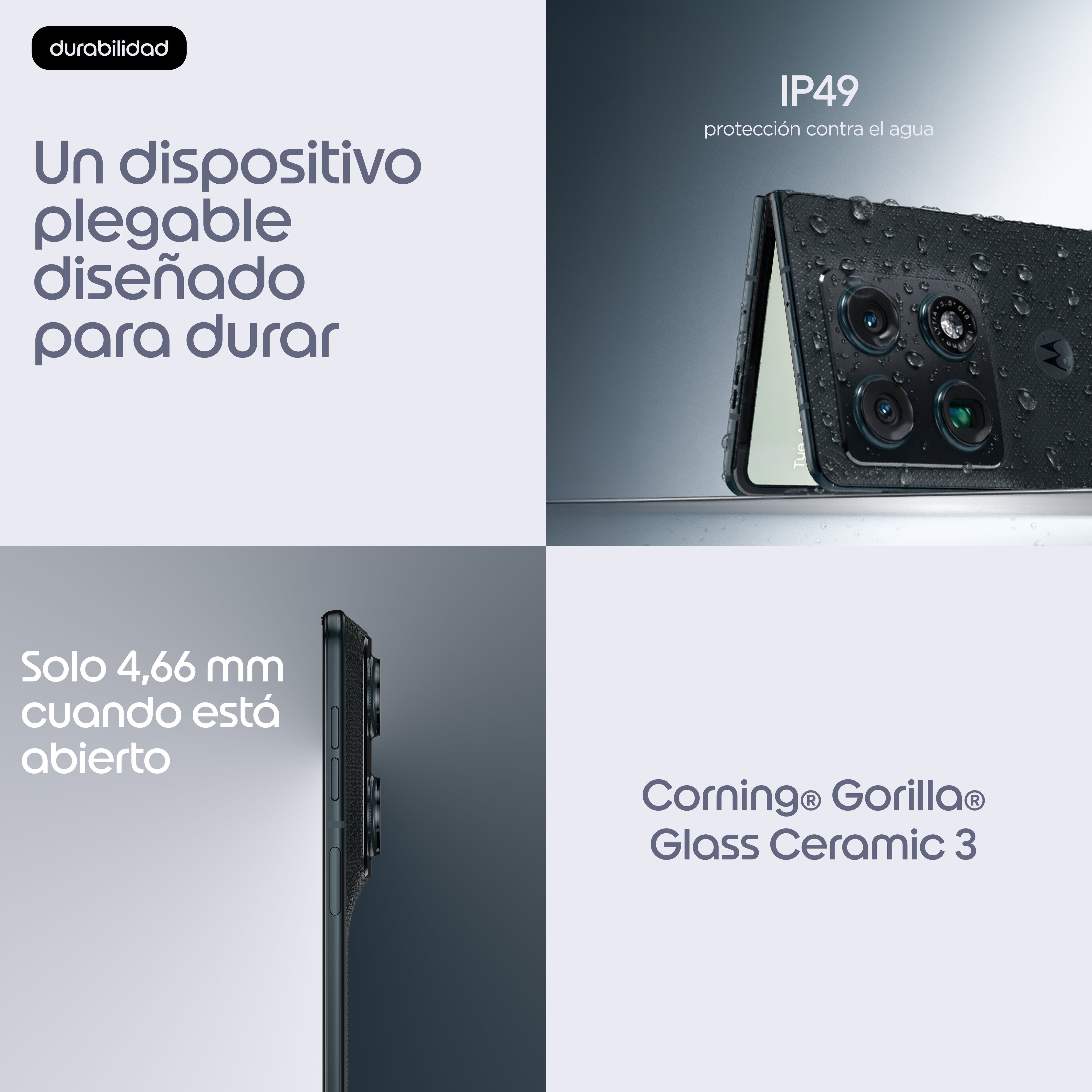 EAN 0840493610795 - Motorola razr fold 20,6 cm (8.09") SIM doble Android 16.0 5G USB Tipo C 16 GB 512 GB 6000 mAh Negro imagen 13