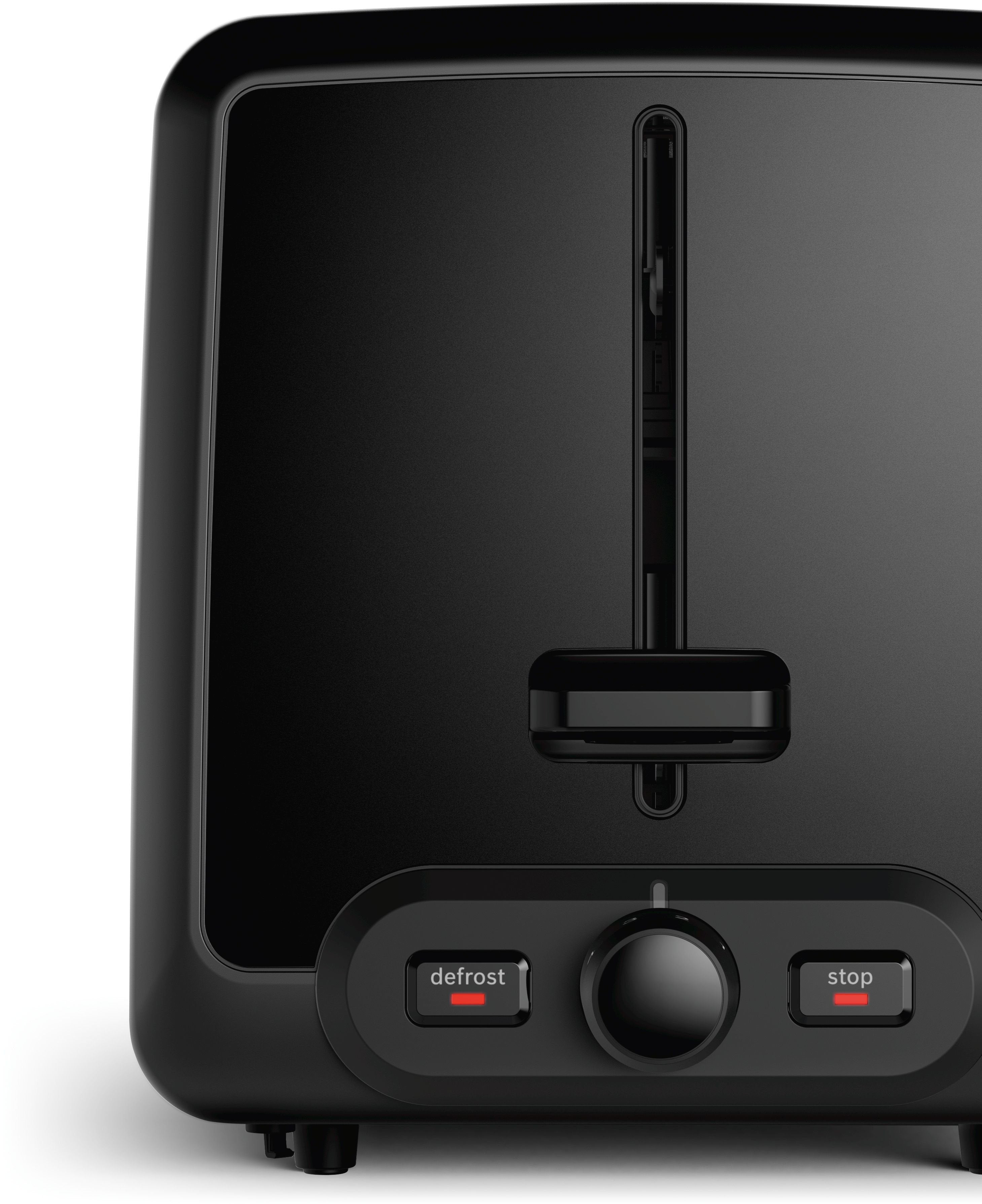 Tostadora Bosch Home Tat4p420de 2 Rebanada(S) 970 W Negro, Plata Acero Fino/Negro, 2 Rebanada(S), Negro, Plata, Botones, Giratorio, Ce, Vde, 970 W, 220 - 240 V