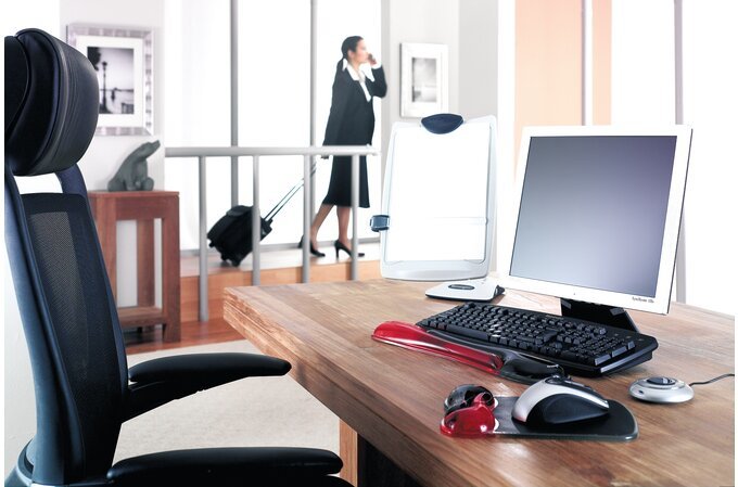 Kensington Reposamuñecas Gel Duo Ratón Rojo/Gris